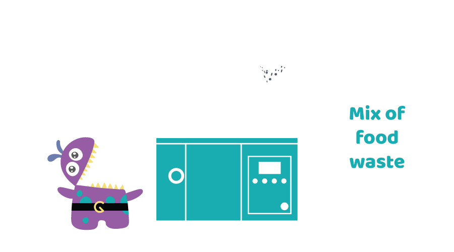 What goes in a Garbage Guzzler